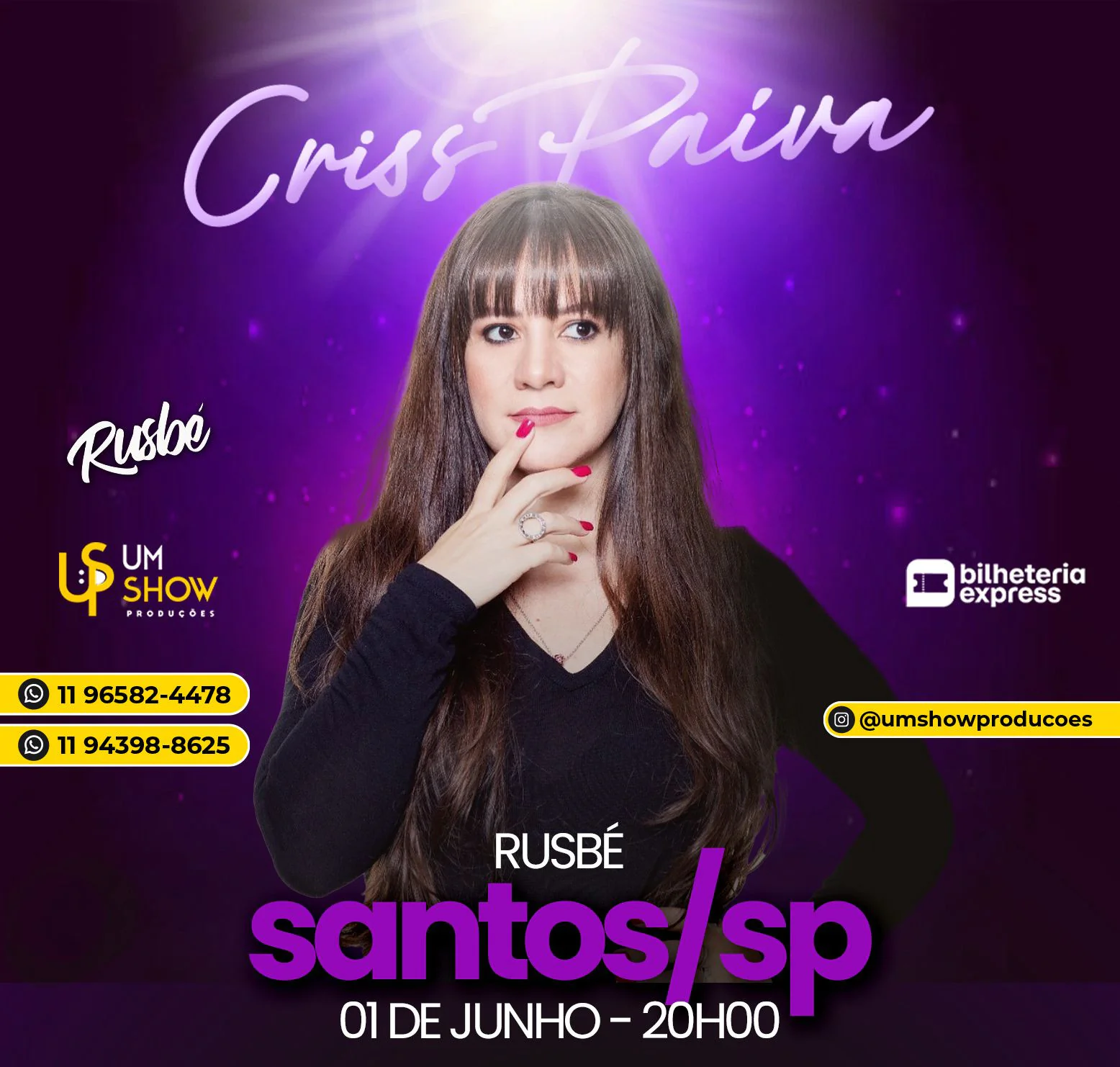 CRISS PAIVA EM SANTOS