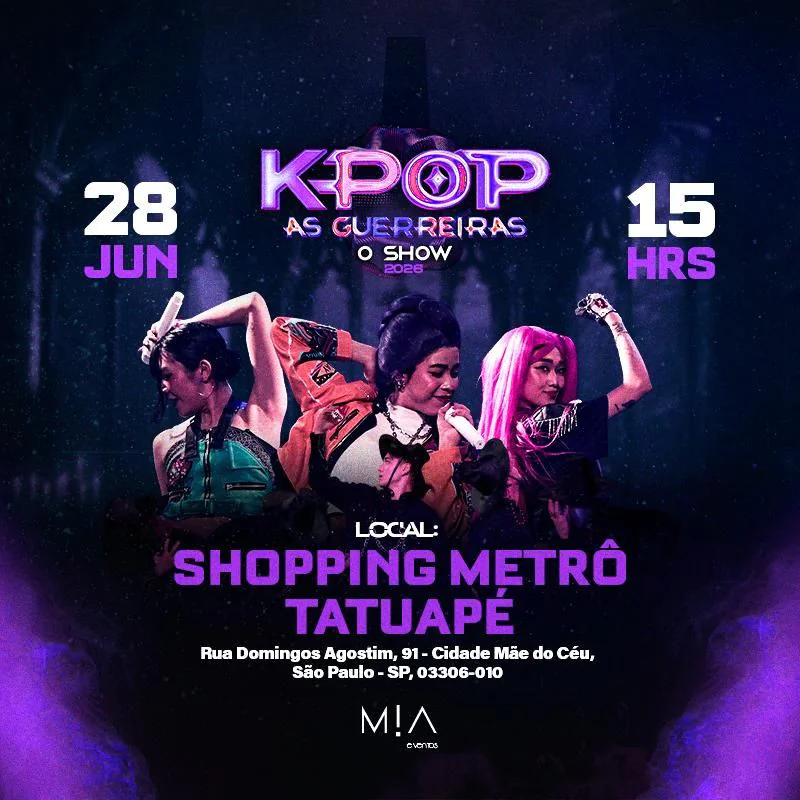 Kpop as Guerreiras o show