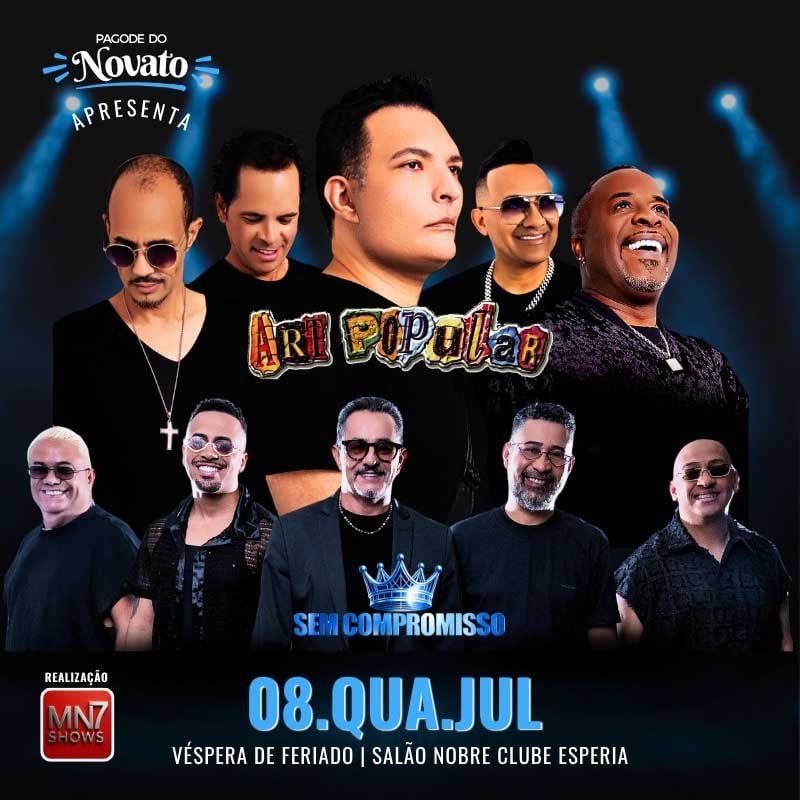 Art Popular + Sem Compromisso: Show Imperdível
