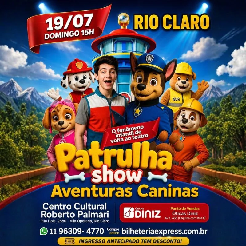 Patrulha Show Aventuras Caninas