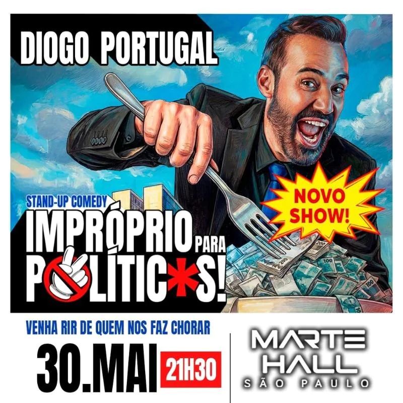 DIOGO PORTUGAL - IMPRÓPRIO PARA POLÍTICOS - STAND UP COMEDY