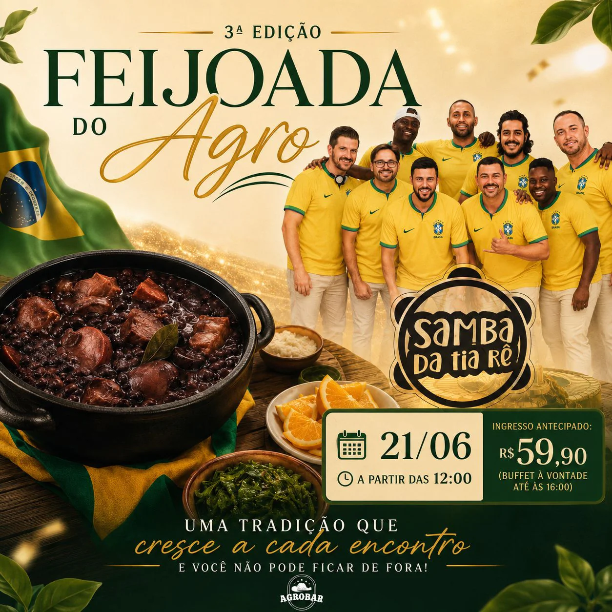 Feijoada & Samba da Tia Rê- 3ª edição