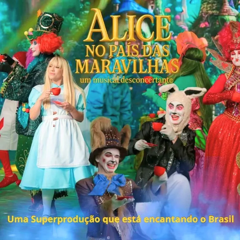 Alice no País das Maravilhas um Musical Desconcertante