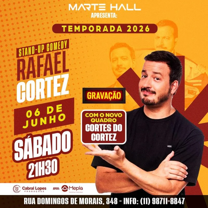 Rafael Cortez - Stand Up Comedy no Marte Hall SP