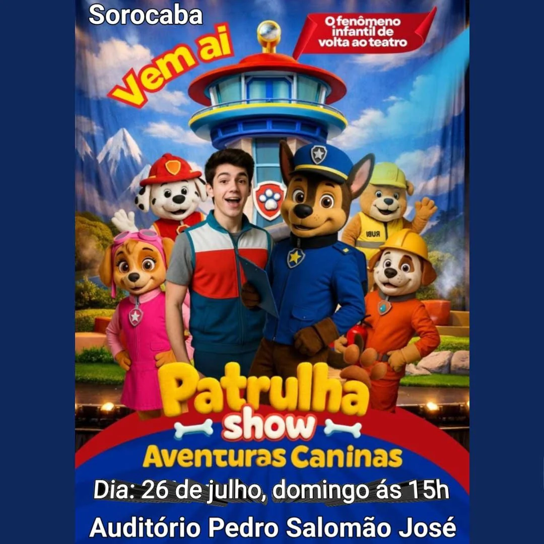 Patrulha Show Aventuras Caninas em Sorocaba