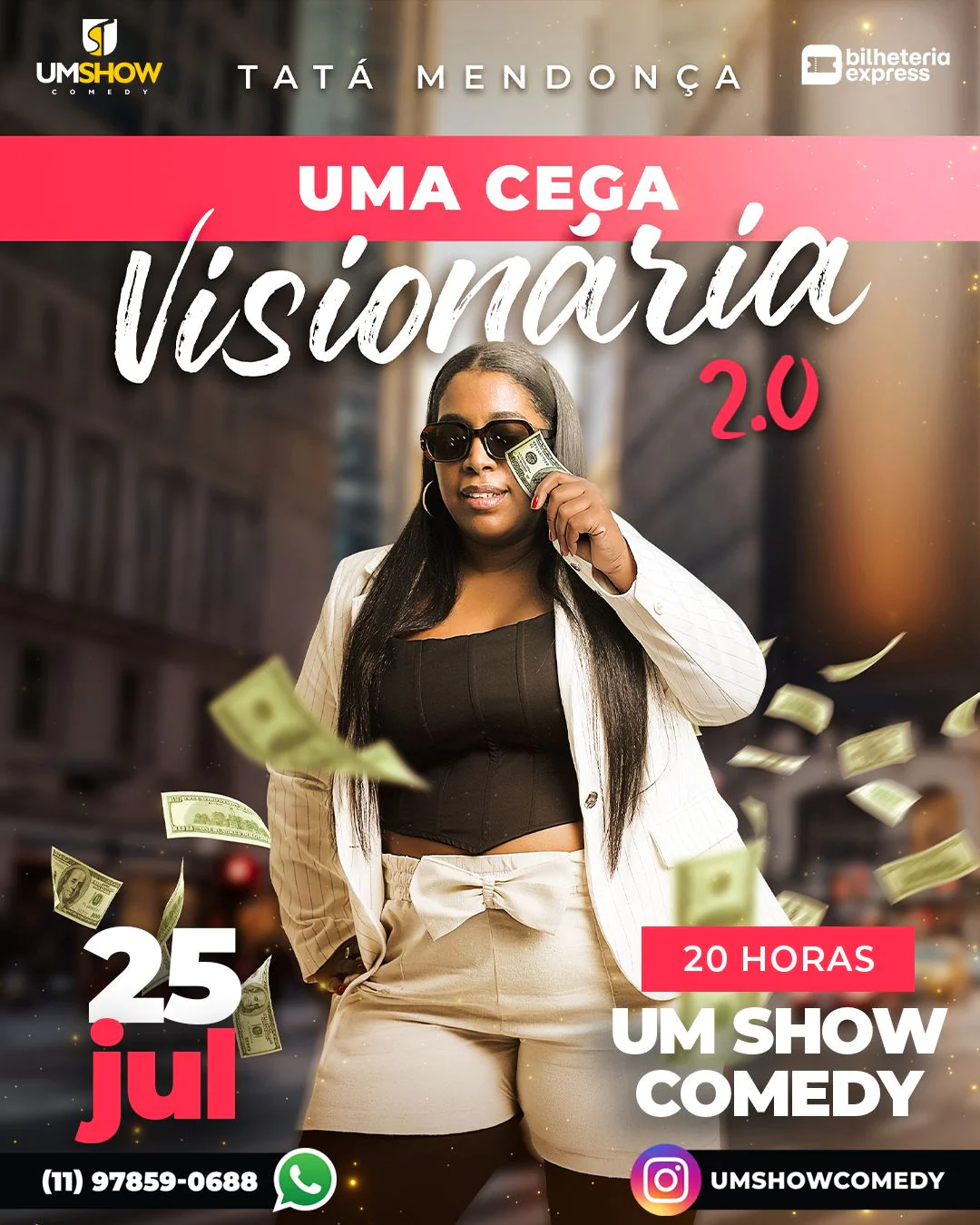 TATA MENDONÇA EM GUARULHOS - A CEGA NA COMEDIA