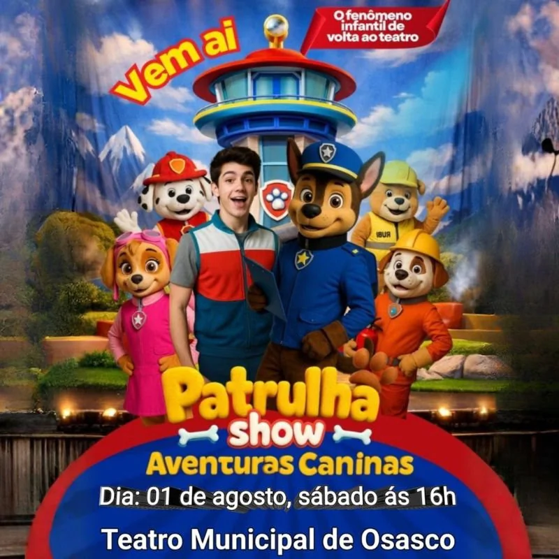 Patrulha Show Aventuras Caninas em Osasco