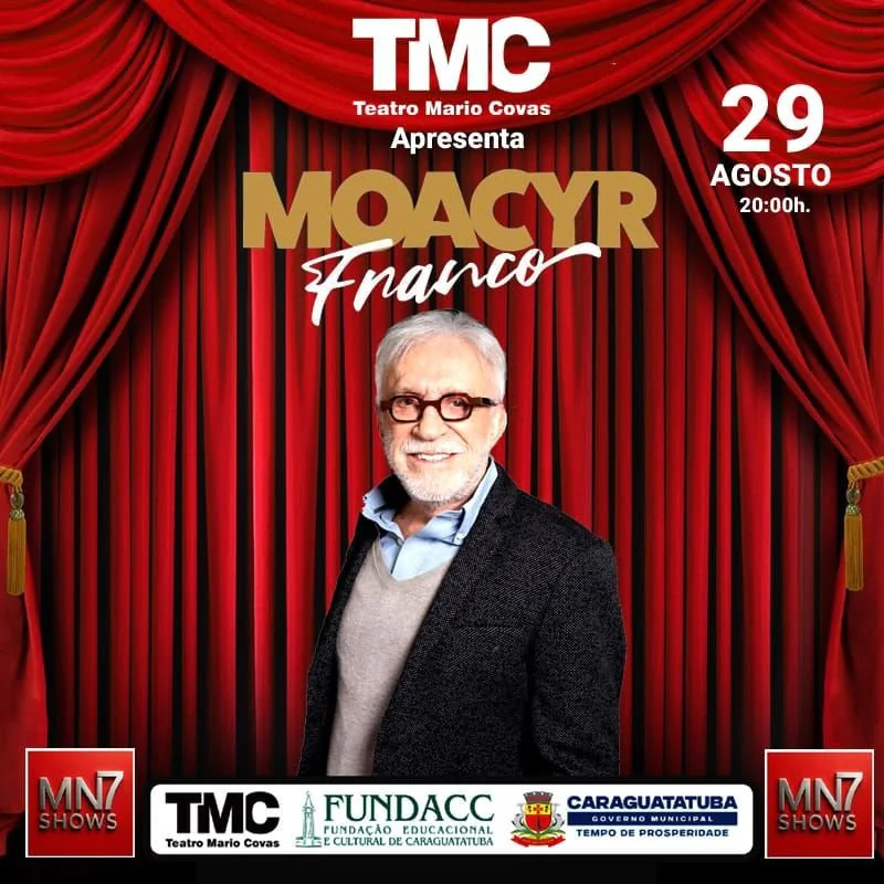 Moacyr Franco em Caraguatatuba