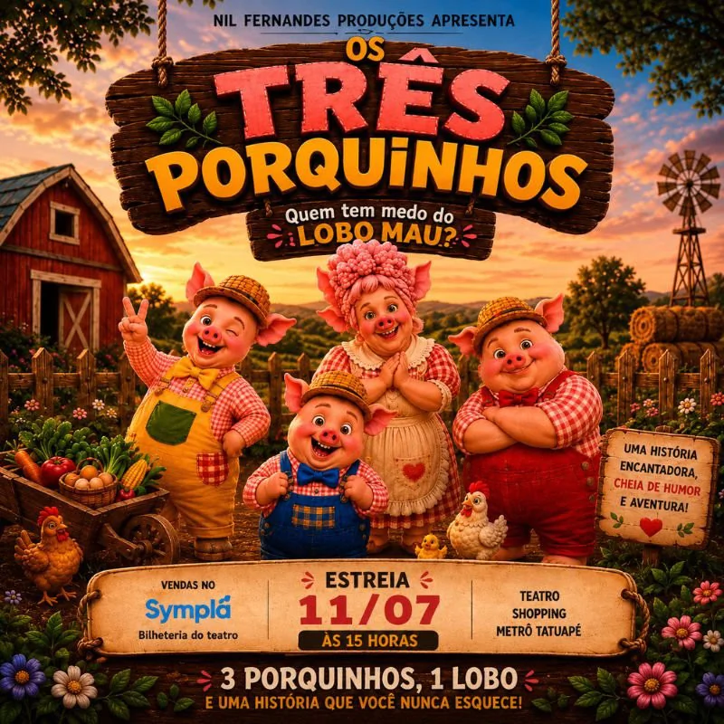 OS TRÊS PORQUINHOS - O MUNDO NOS ESPERA