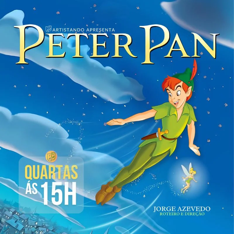 PETER PAN - NO FESTIVAL DE FÉRIAS