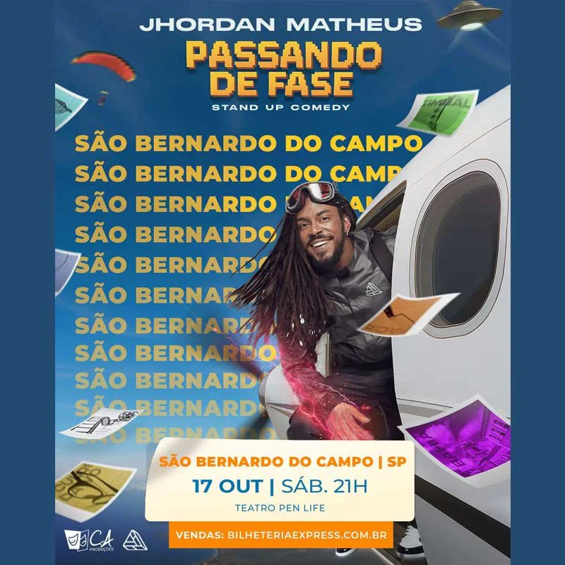JHORDAN MATHEUS EM SÃO BERNARDO - PASSANDO DE FASE