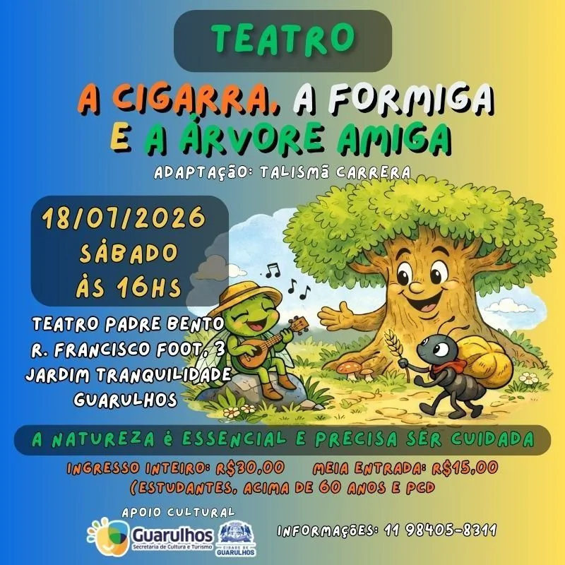 A Cigarra, a Formiga e a Árvore Amiga