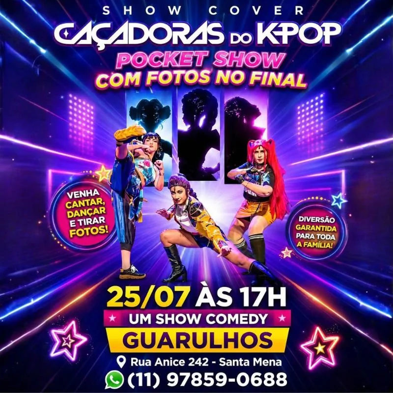 Caçadoras do K-Pop em Guarulhos - Pocket Show