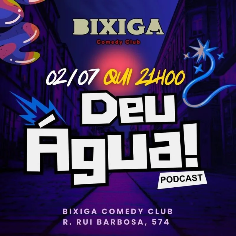Deu Água Podcast - Competição de Stand-up