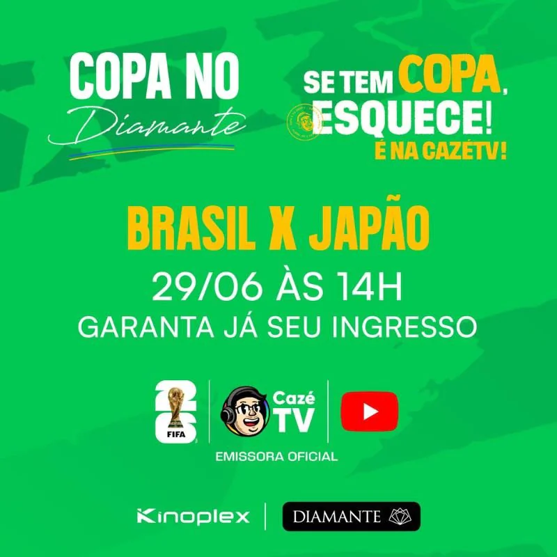 Copa no Diamante | Transmissão: Brasil x Japão