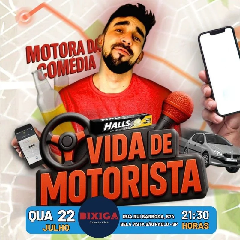 Motora da Comédia em Vida de Motorista