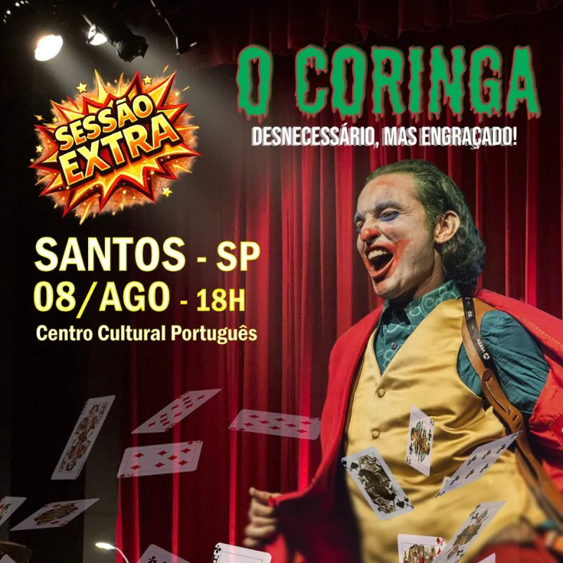 Maurício Dollenz apresenta O Coringa Desnecessário, Mas Engraçado!