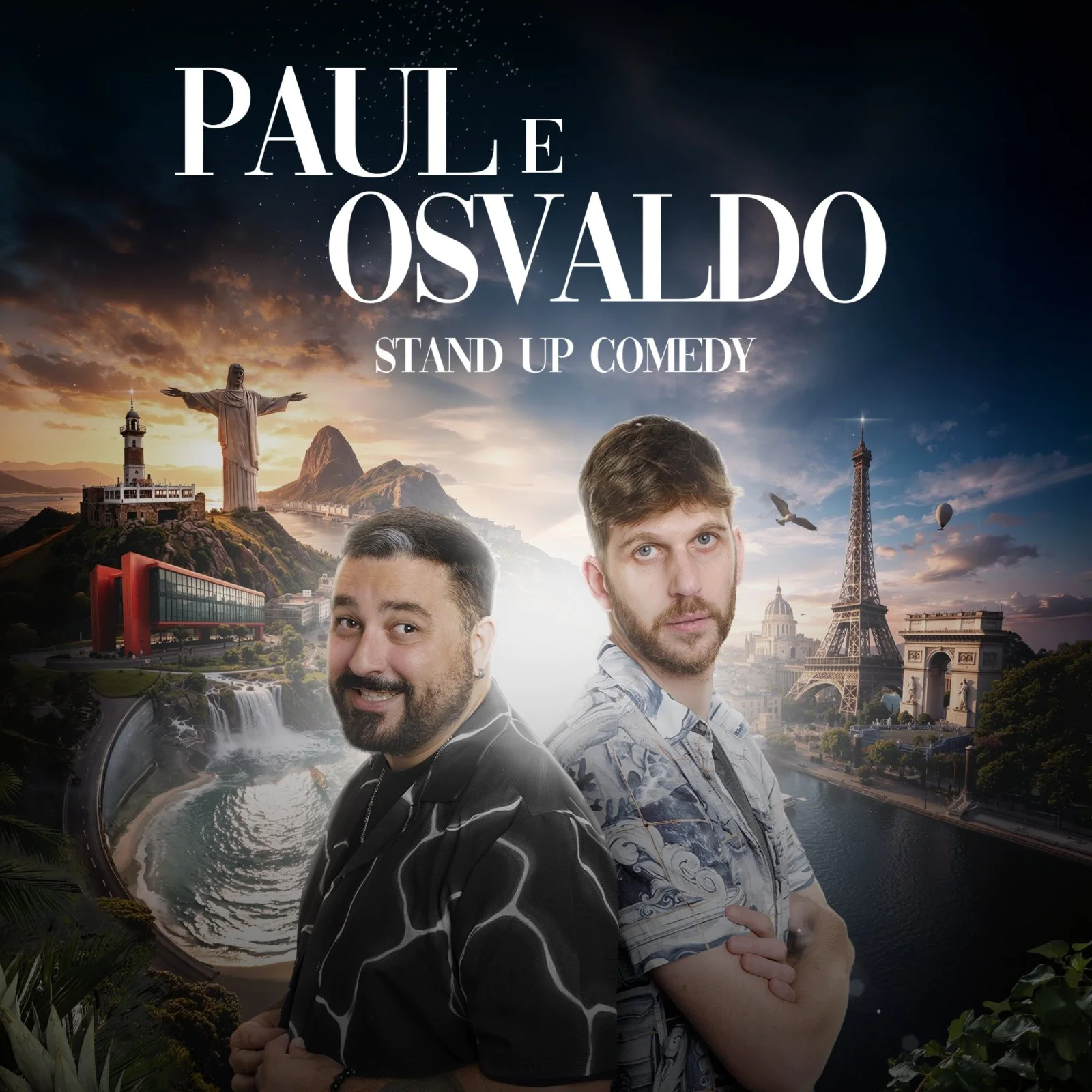 PAUL E OSVALDO STAND UP COMEDY NO TEATRO CARITAS
