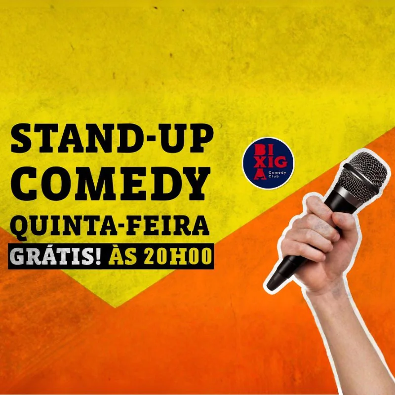 GRÁTIS - Quinta da Gargalhada 20h00 Stand Up Comedy