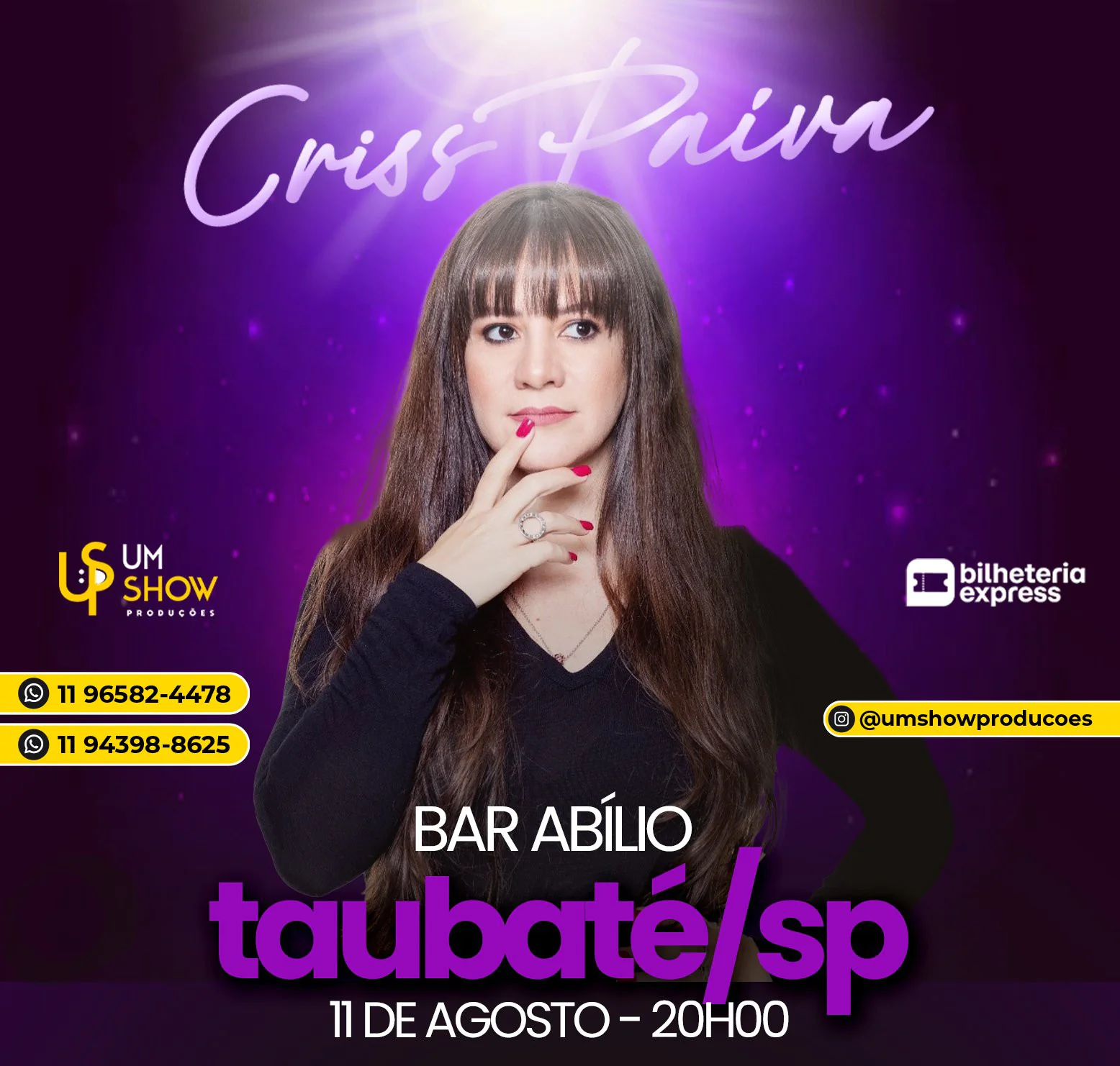 Criss Paiva em Taubaté