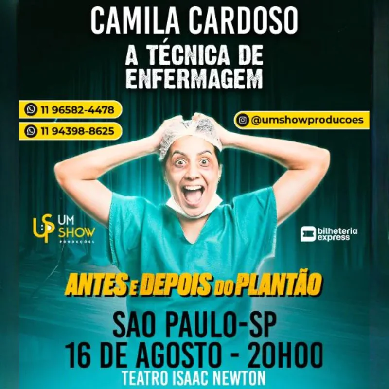 Camila Cardoso - Técnica de Enfermagem na Zona Norte