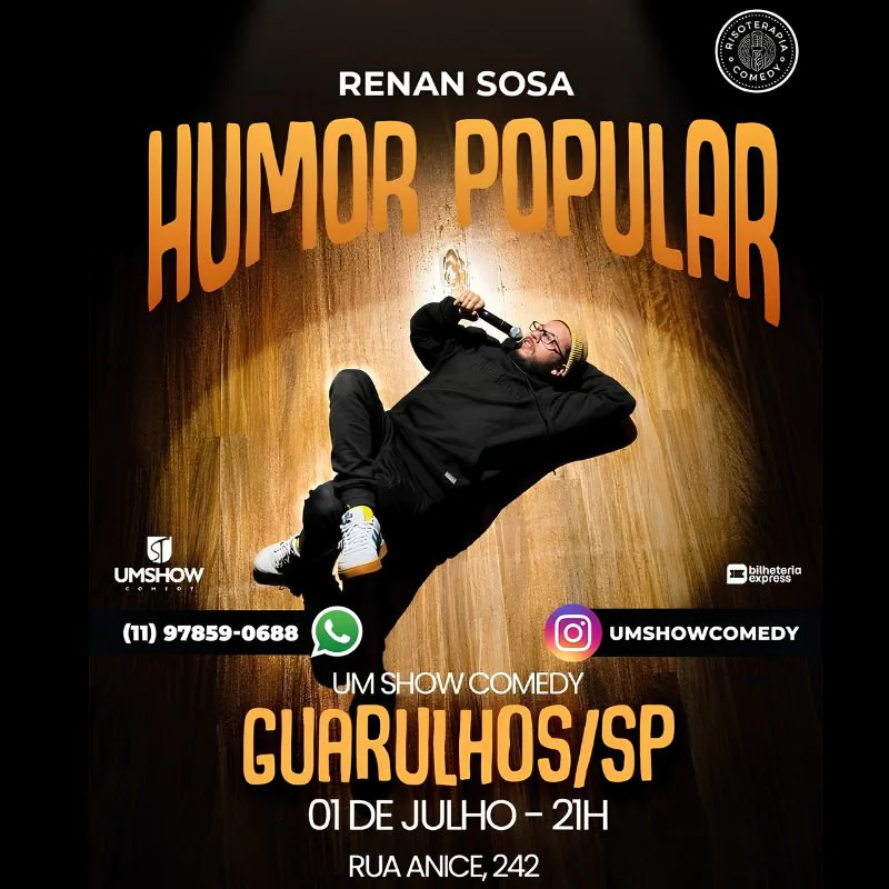Renan Sosa em Guarulhos - Novo Show Humor Popular