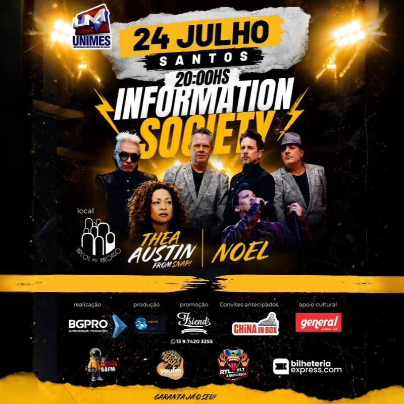 Information Society - Thea Austin from SNAP! e Noel