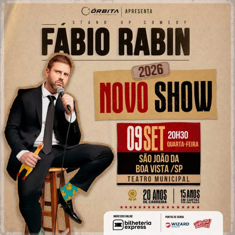 Fabio Rabin - Novo Show de Stand Up Comedy