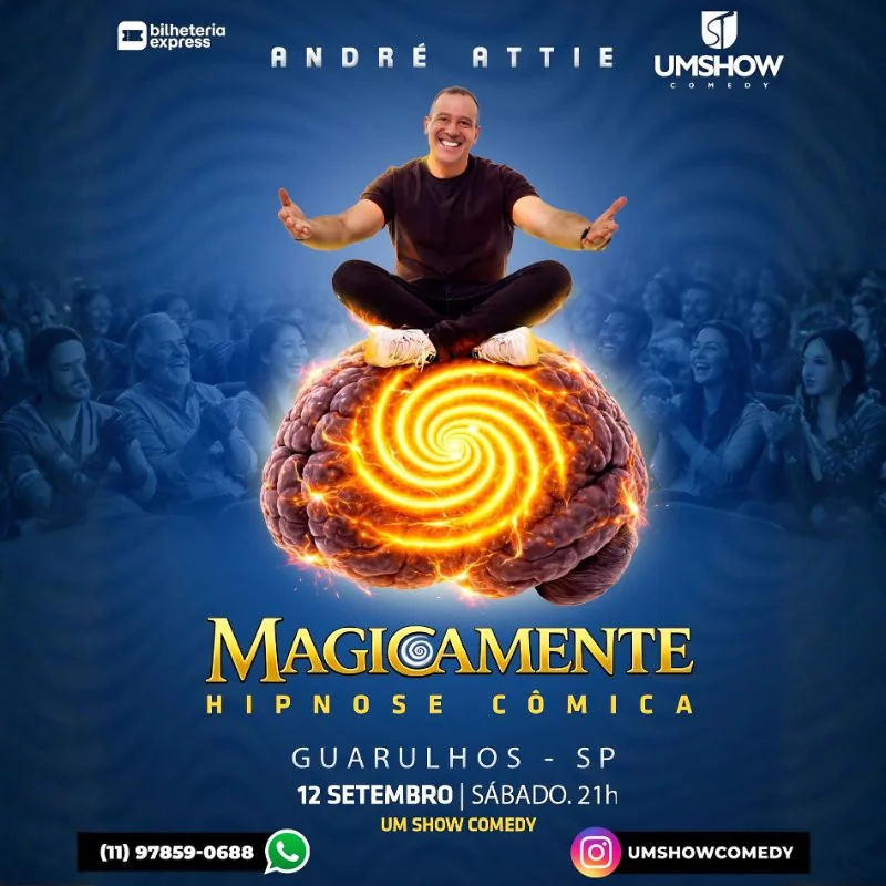 Magicamente em Guarulhos - Hipnose Comica com Andre Attie