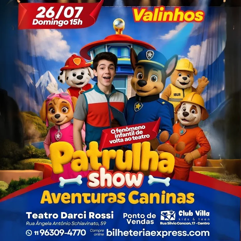 Patrulha Show Aventuras Caninas