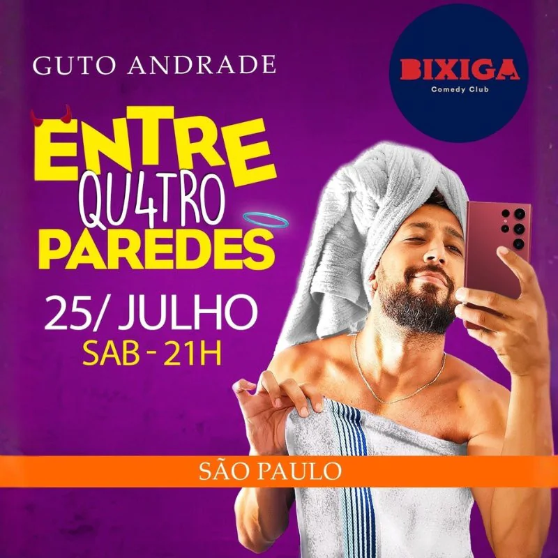 Guto Andrade - Entre Quatro Paredes | São Paulo | Bixiga Comedy