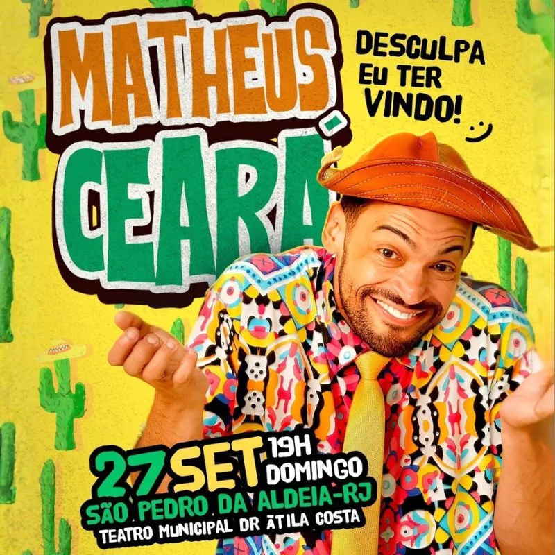 Matheus Ceará em “Desculpa eu ter vindo!”