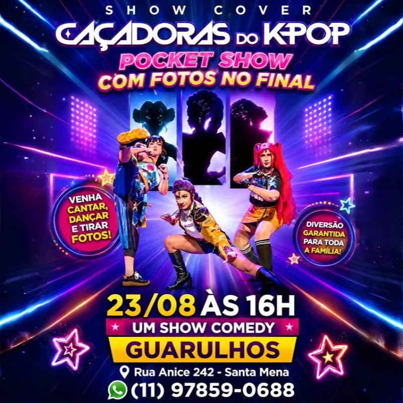 Caçadoras do K-Pop em Guarulhos - Pocket Show