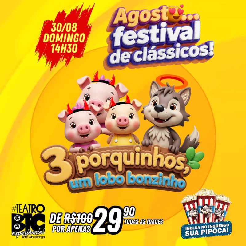 Três Porquinhos, Um Lobo Bonzinho