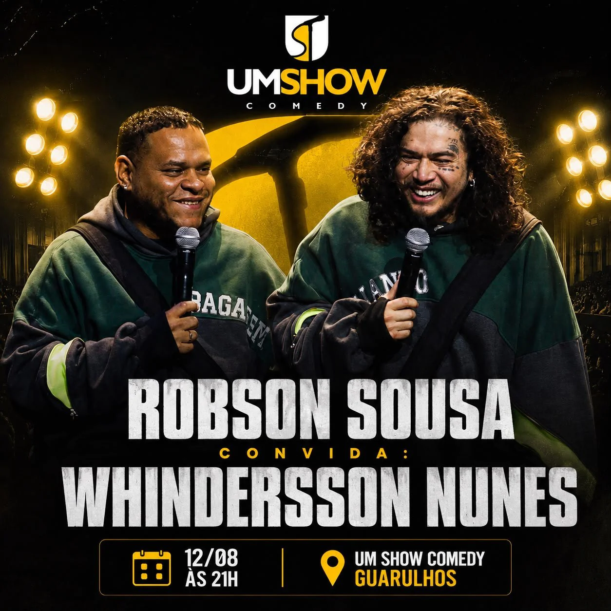 Robson Sousa e Whindersson Nunes em Guarulhos