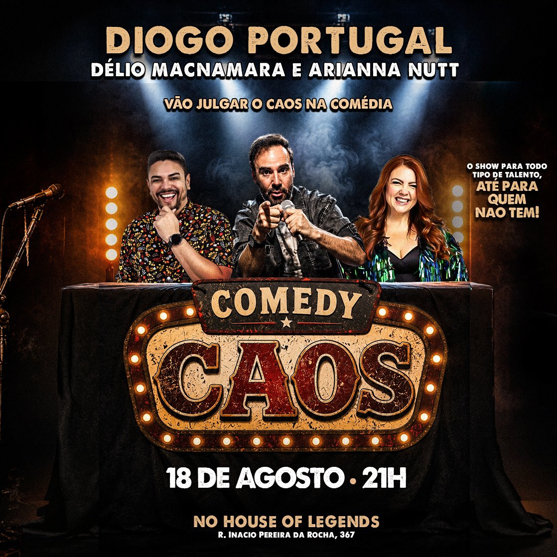Comedy Caos com Diogo Portugal