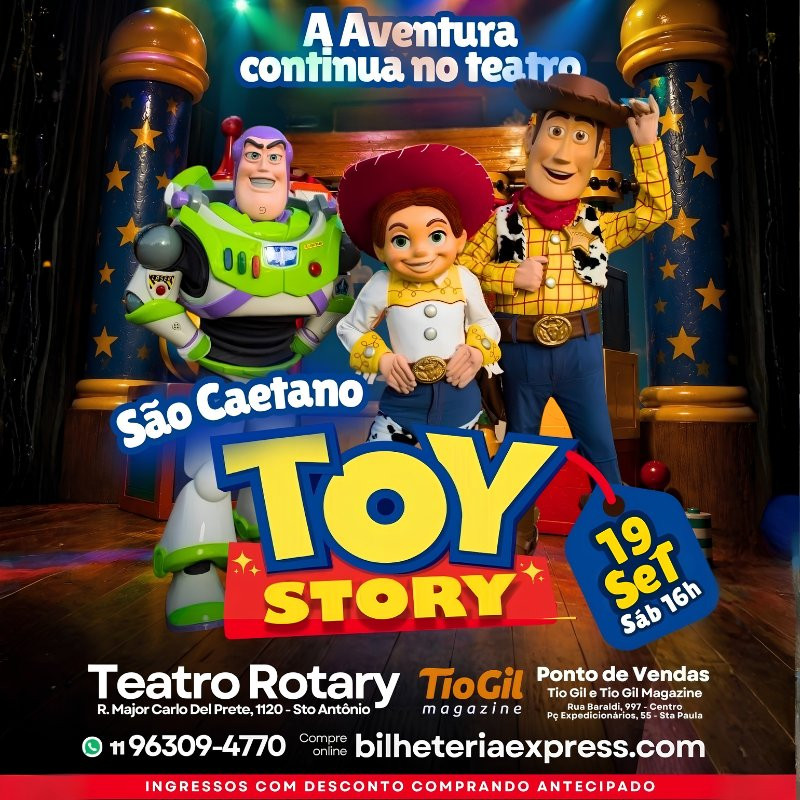 TOY STORY no Teatro
