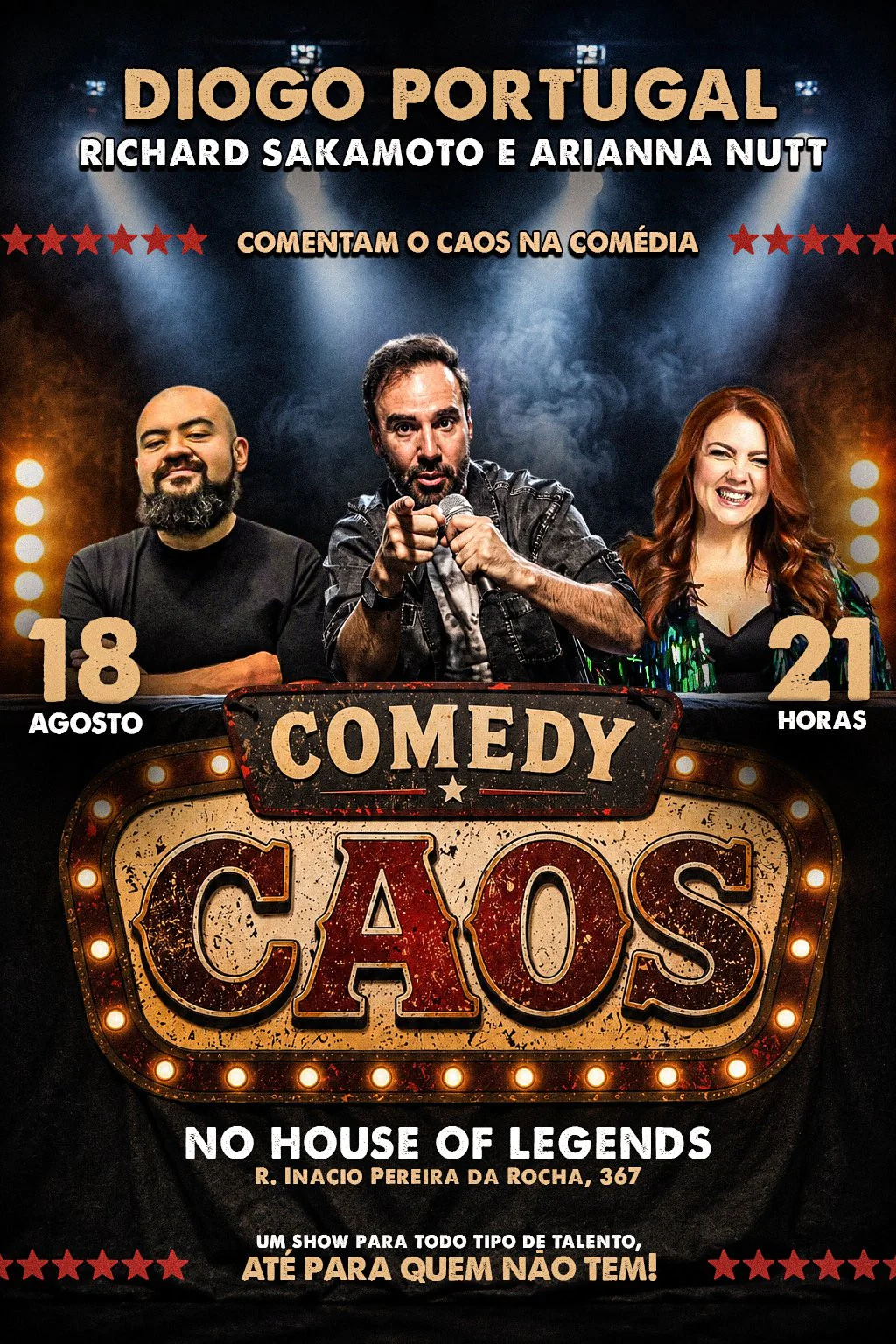 Comedy Caos com Diogo Portugal
