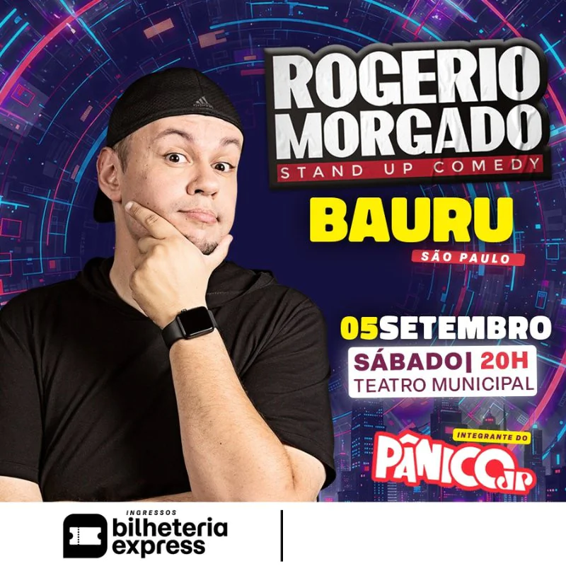 Rogério Morgado: Stand Up Imperdível em Bauru
