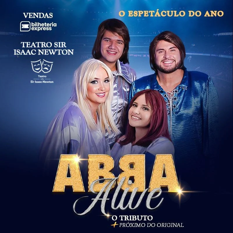 ABBA ALIVE - O Tributo + Próximo do Original