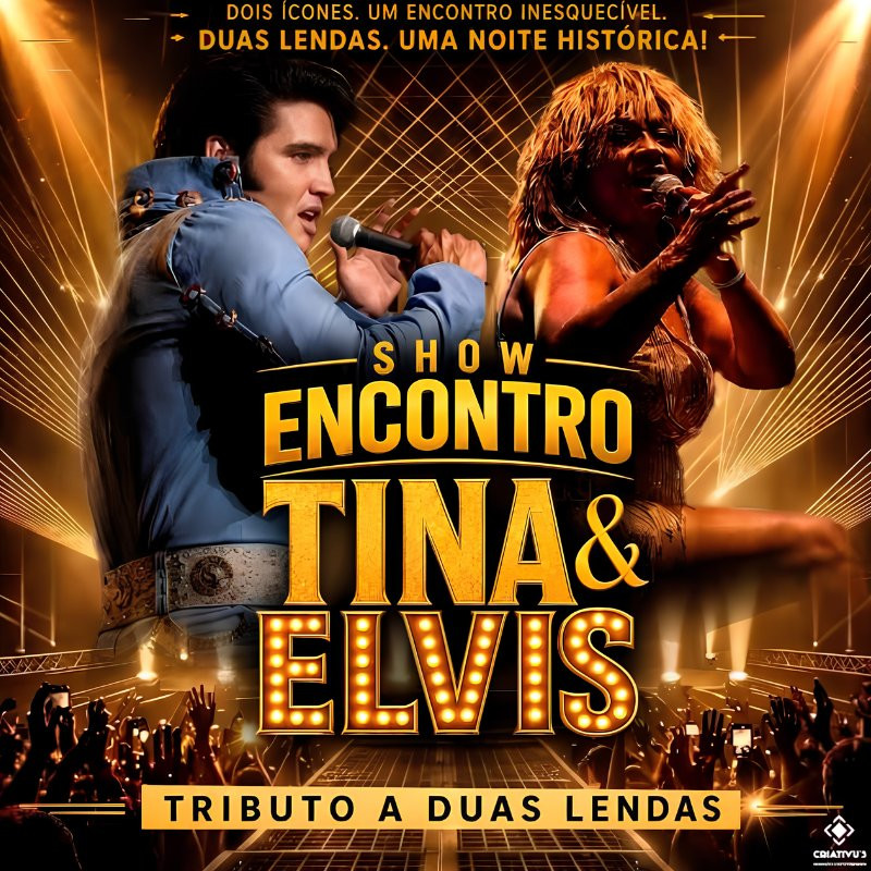 Elvis Presley e Tina Turner em São Caetano do Sul