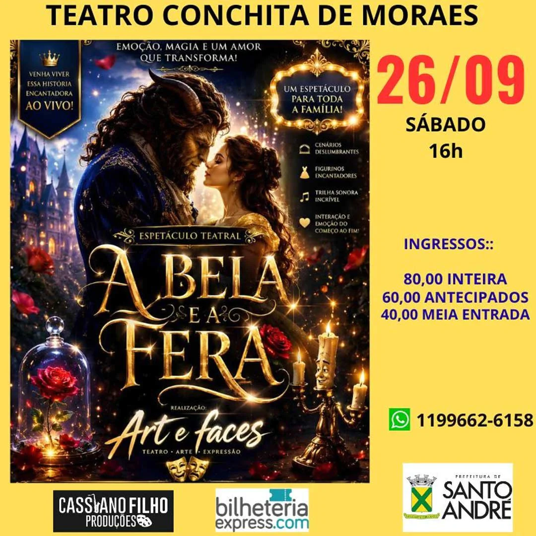 A Bela e A Fera em Santo André