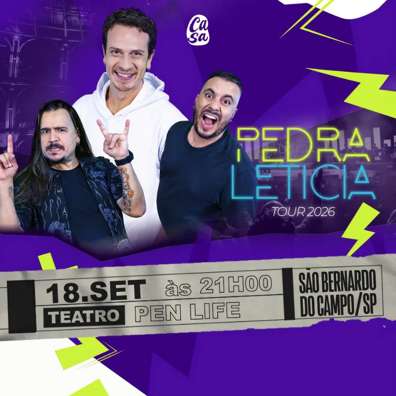Pedra Letícia - Tour 2026