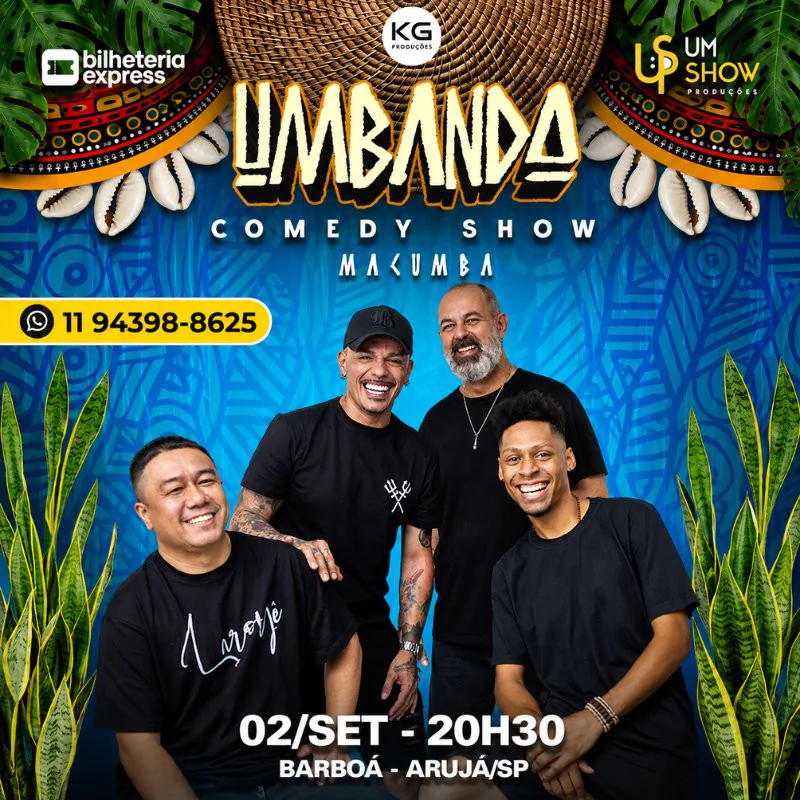Umbanda Comedy Show em Arujá no Barboá