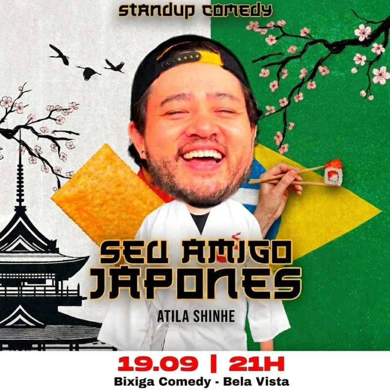 Atila Shinhe em Seu amigo Japones - São Paulo - Bixiga Comedy