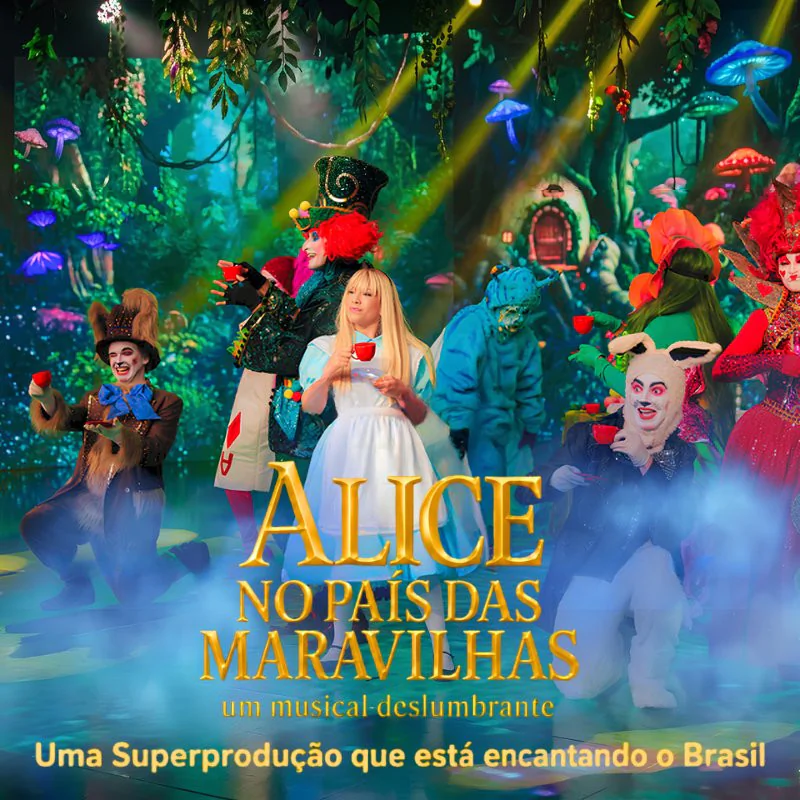 Alice no País das Maravilhas um Musical Desconcertante