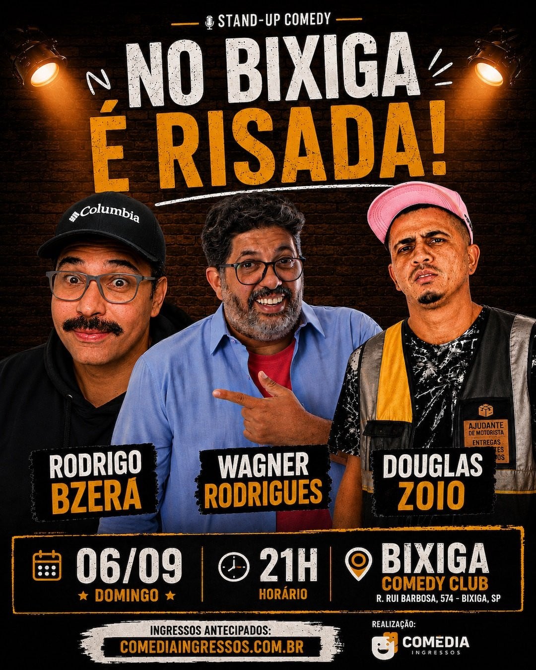 Vespera de Feriado com Risada no Bixiga Comedy