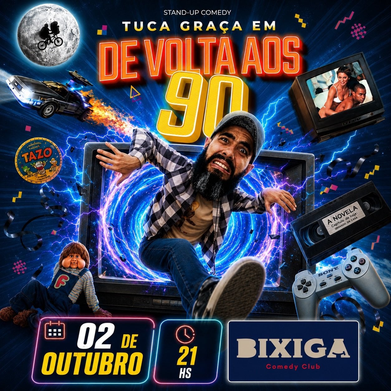 Tuca Graça - De Volta Aos 90 - SP - Bixiga Comedy