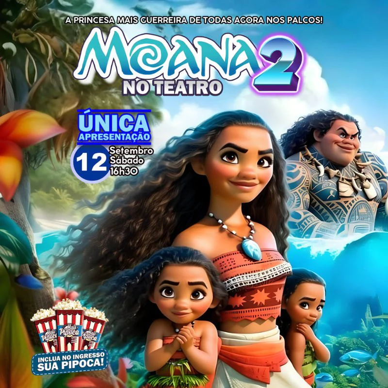Moana 2 no Teatro