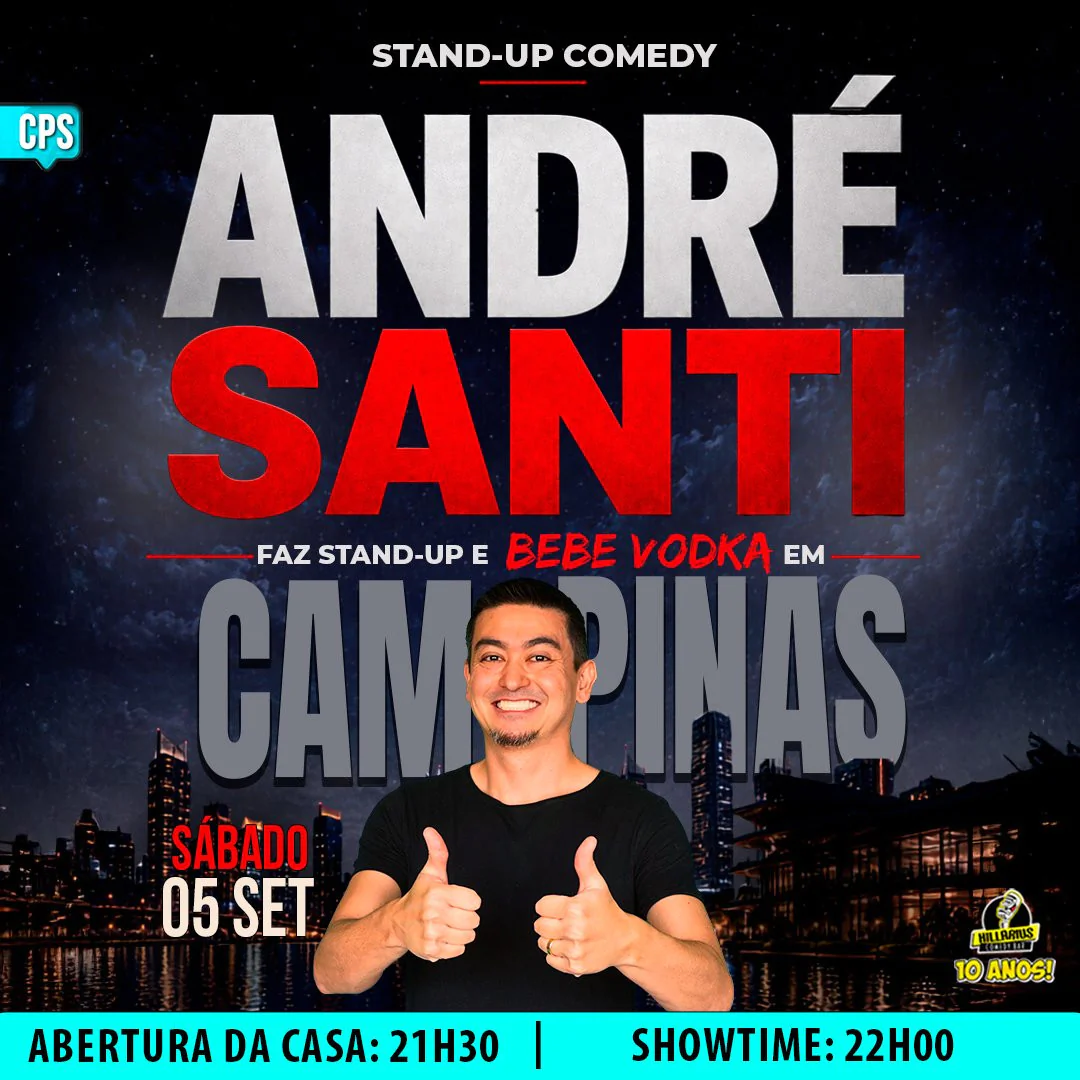André Santi - Faz Standup e Bebe Vodka